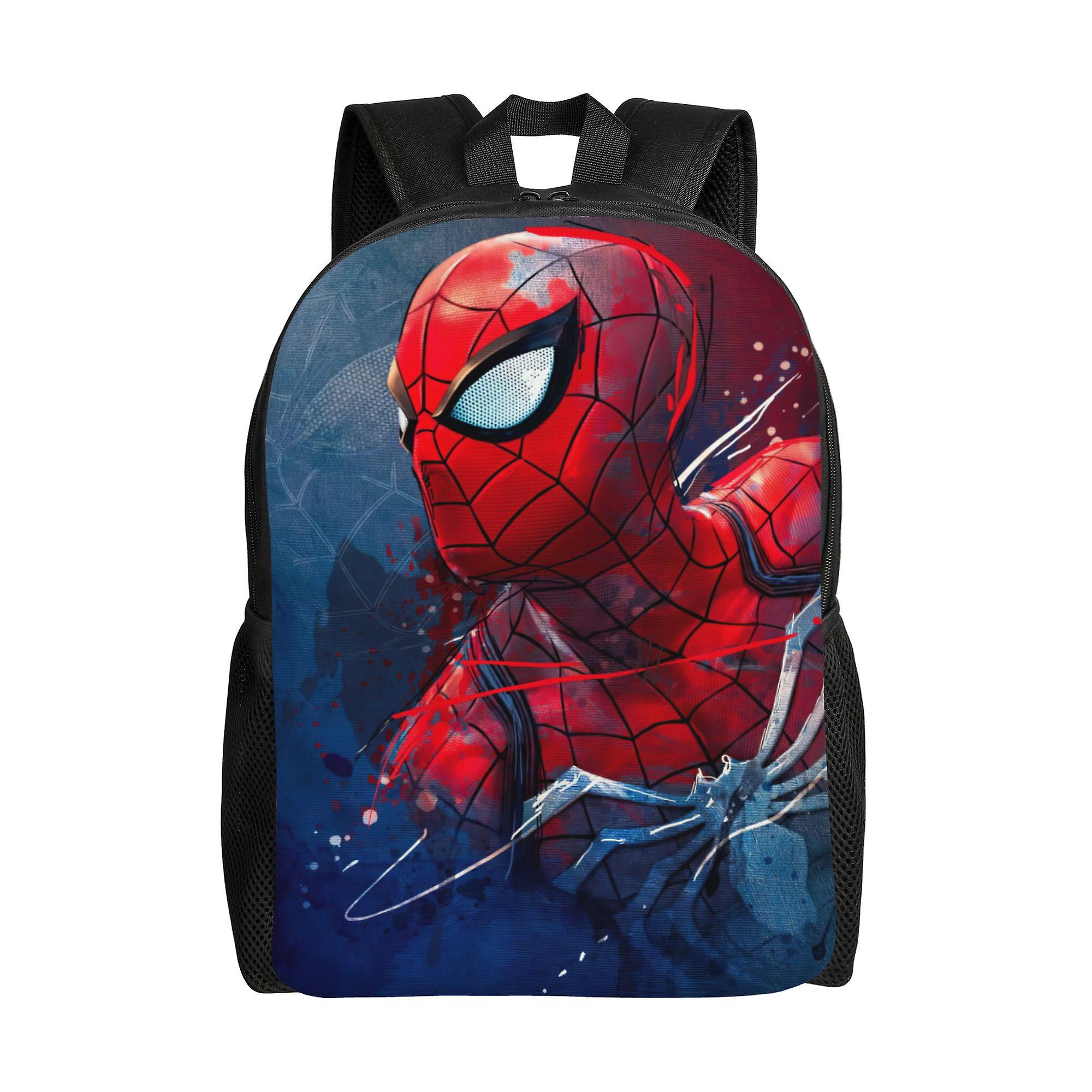 Spider Man Backpack, Adult Kids Simple Lightweight Casual Backpack for Children Student, Travel Backpack Laptop Backpack for College Work Camping