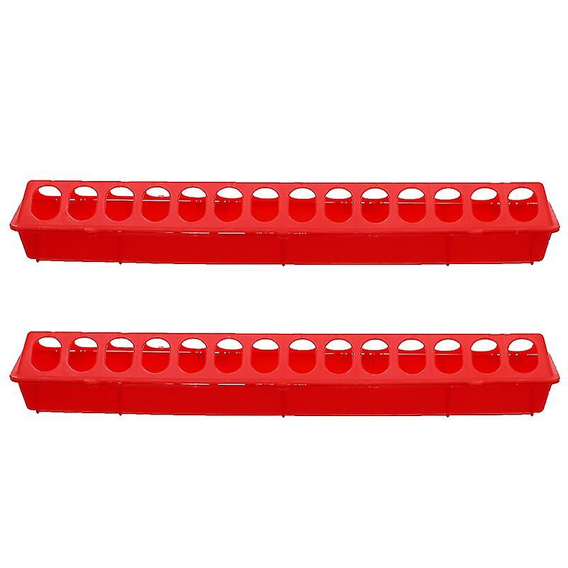 2pcs Pigeon Feeding Trough