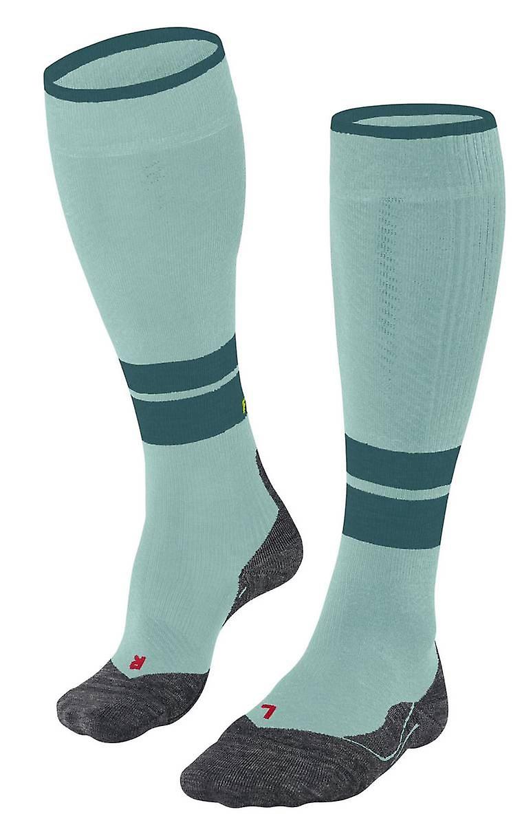 Falke TK Compression W1 Energy Trekking Knee-High Socks - Mint Blue