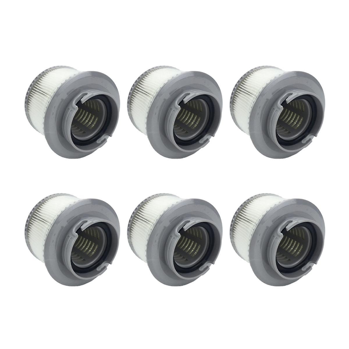 6pcs MSPA FD2089 Inflatable Pool Replacement Filter, Fit Inflatable Pool Filter , Above Ground Pool Accessories