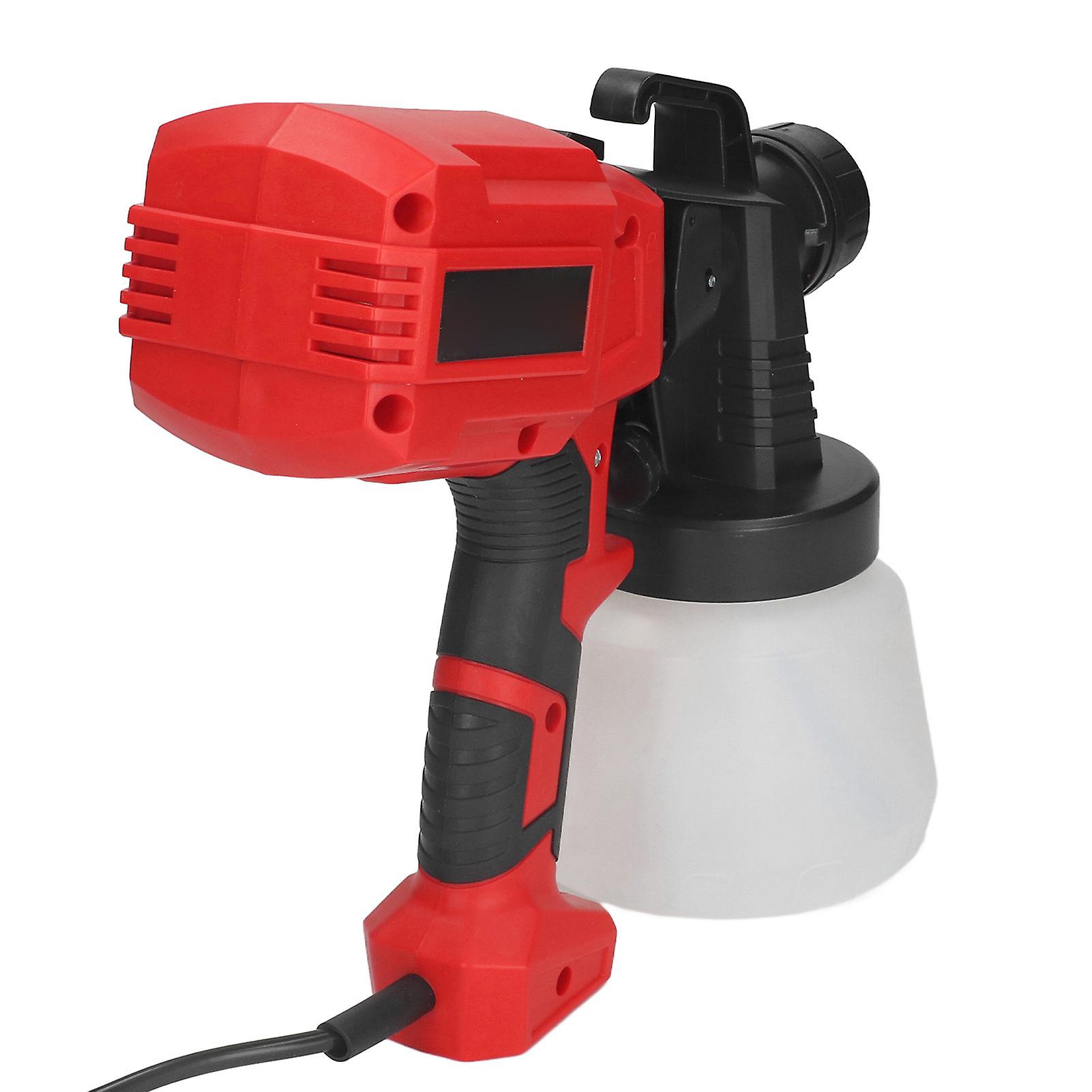 Electric Paint Sprayer Nozzle Flow Adjustable Split Handheld Electric Spray Gun for Decoration 800ML EU Plug 220V 