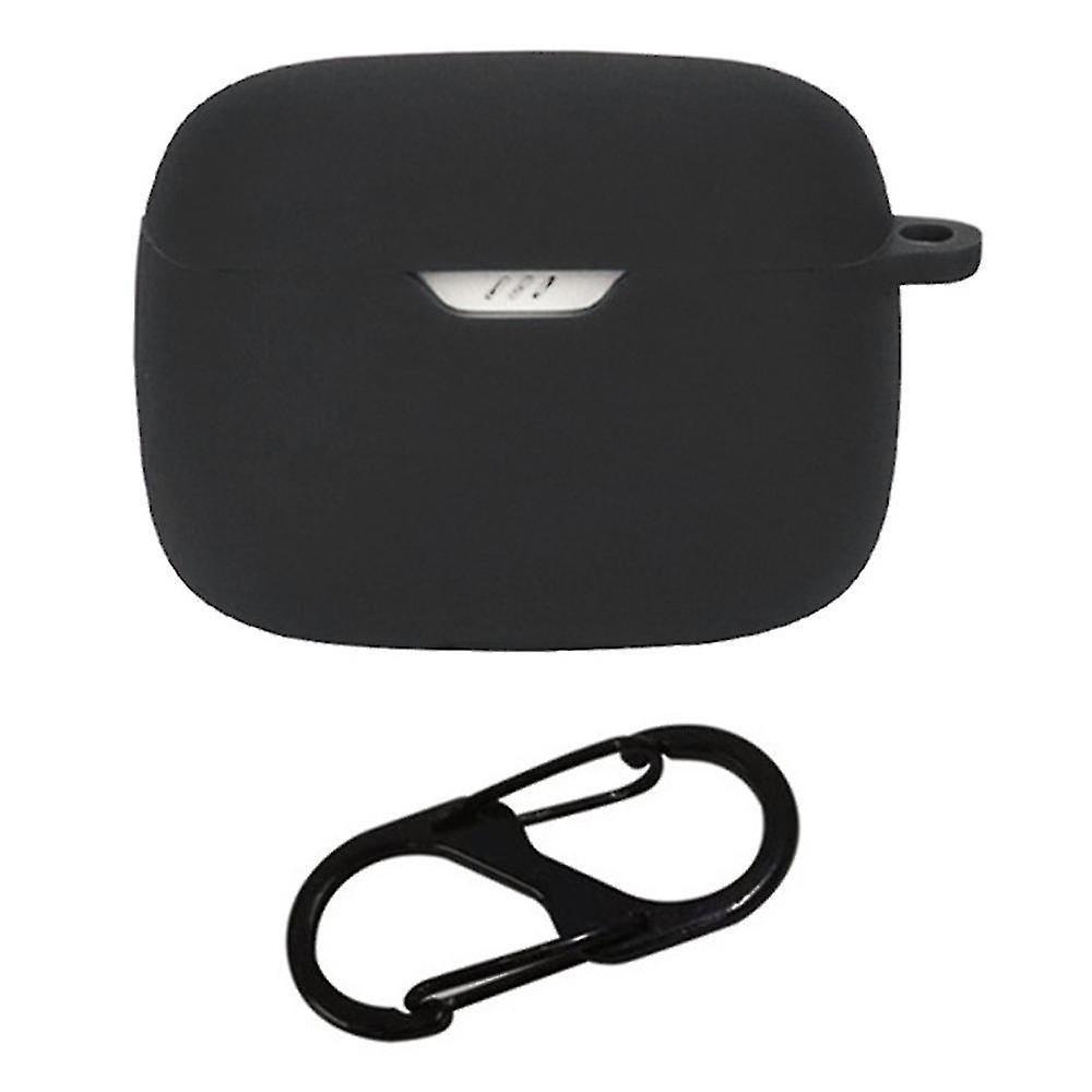 ل JBL Tune Beam سيليكون غطاء واقي سماعة بلوتوث كم مع مشبك مضاد للضياع