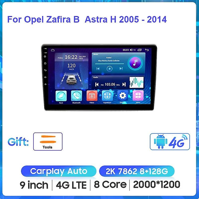 Redkid Car Radio For Opel Zafira B Astra H 2005 -2014 Android 12 Multimedia Video Player Gps Carplay