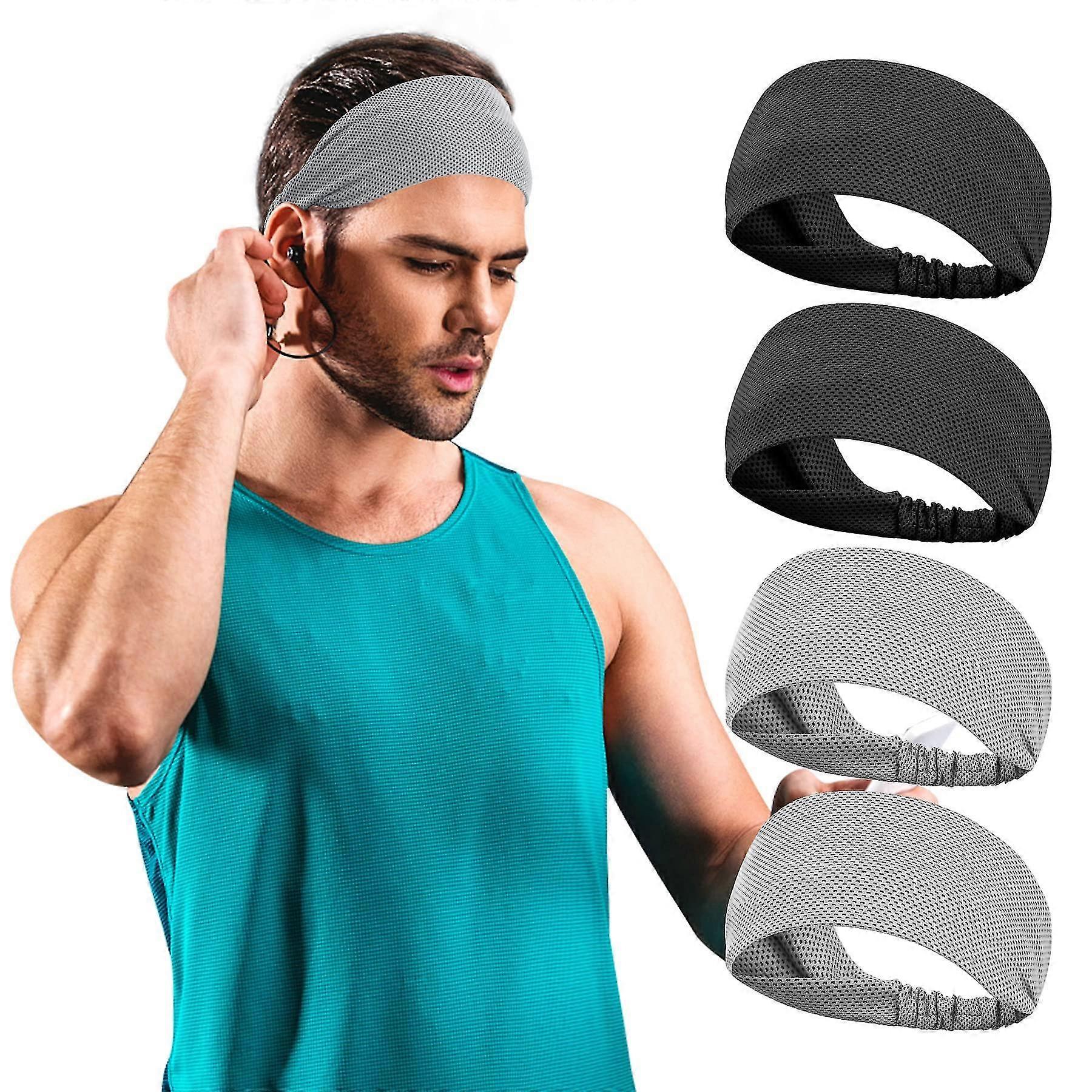 4 pcs Sweatbands Headband, Cooling Sweat-transporting Headband-Yvan