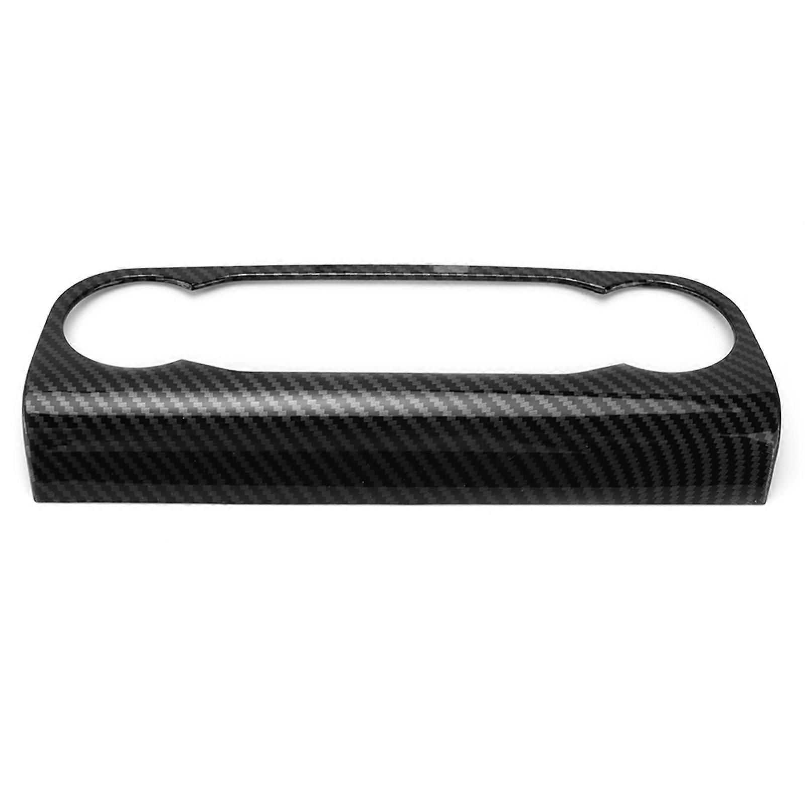 Air Conditioning Switch Trim Cover Carbon Fiber Style Replacement for Ford Focus 2019~2021 E2U211