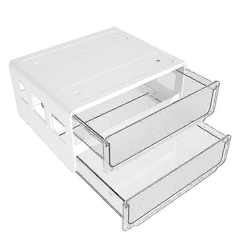 Hidden Self-adhesive Organizer White