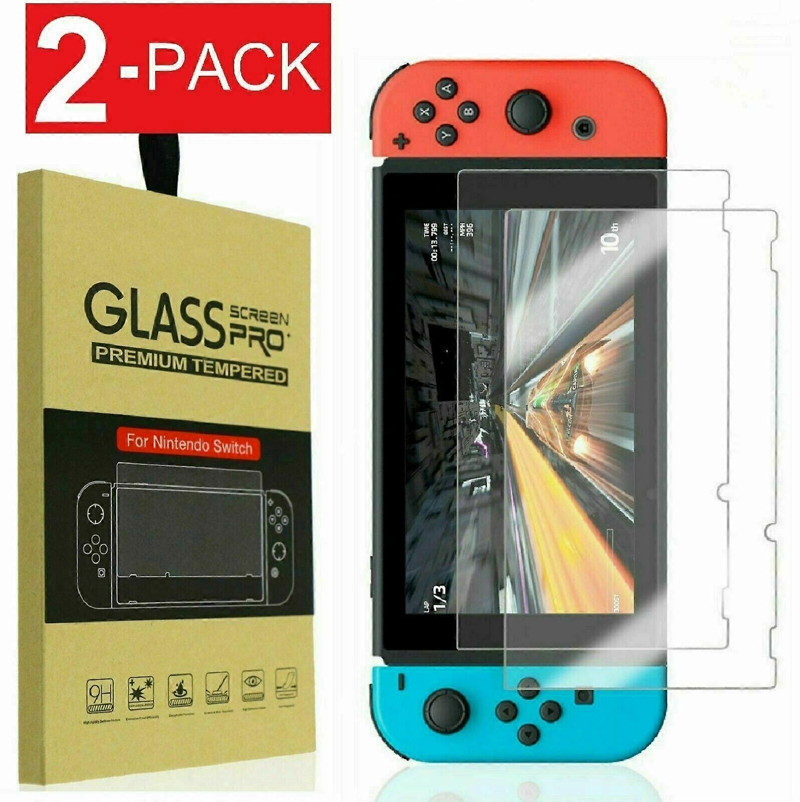 Ultra-Klarglas-Displayschutzfolie für Nintendo Switch, Premium Guatemala, Displayschutzfolie, 2er-Pack
