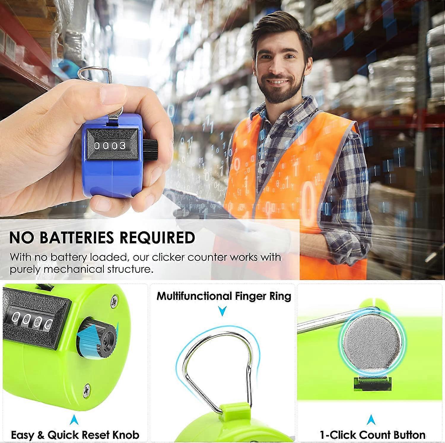 Mechanical Counter Manual Warehouse Goods Quantity Counter | Fruugo UK