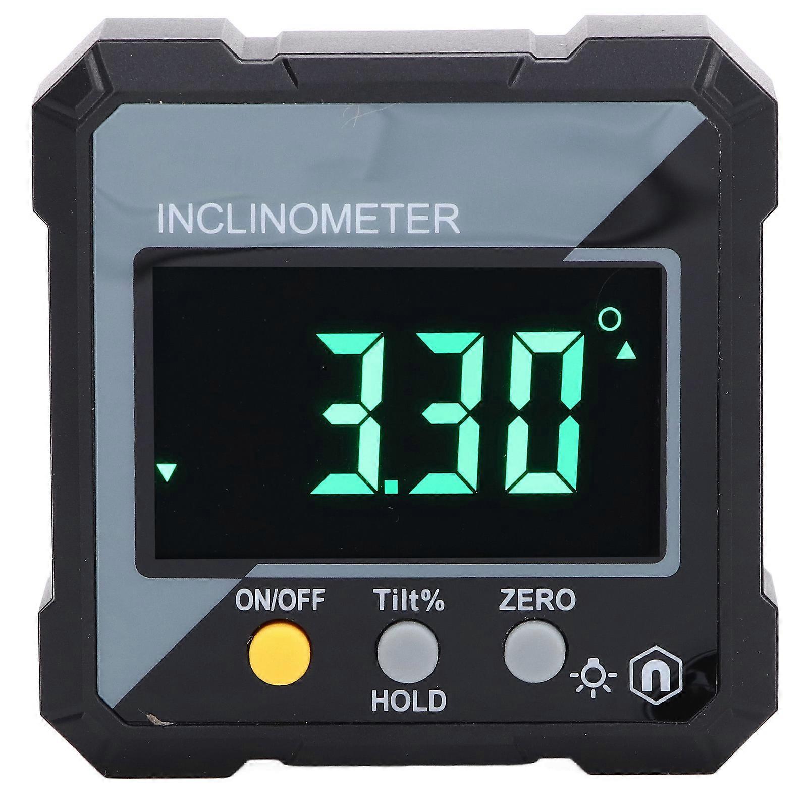 Digital Angle Finder High Accuracy Magnetic Inclinometer Box Electronic Protractor 4x90
