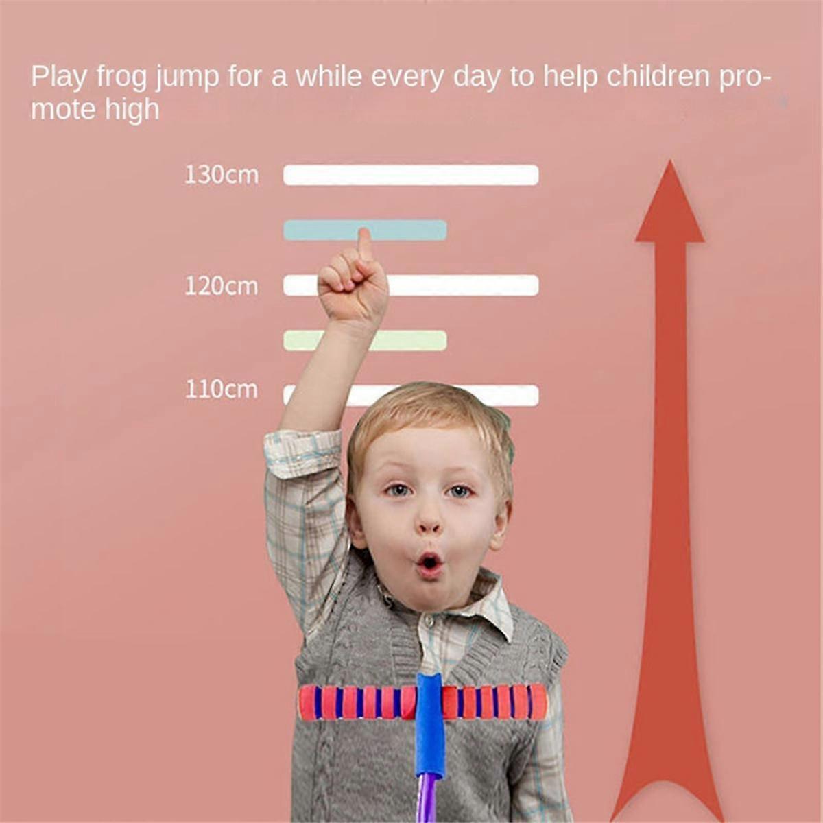 Children'S Frog Jumping Exercise Baby Bouncing Pole (with Sound) Pink