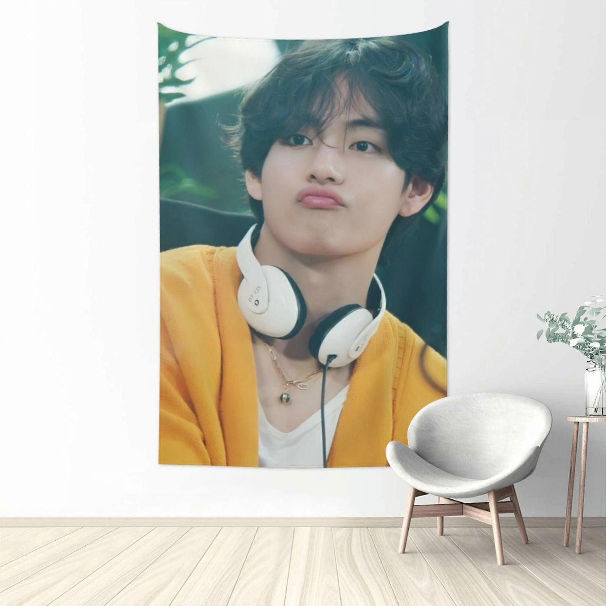 BTS V (16) نسيج معلق على الحائط للشقة BTS V (16) جدار هوم آرت 60x40In-ML47