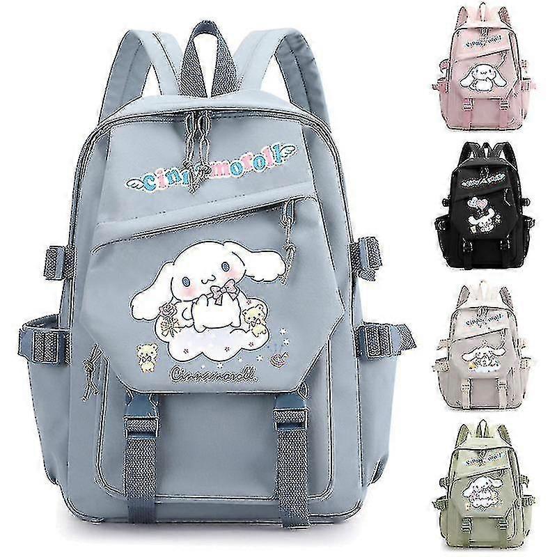 Plush Toy Cinnamoroll Backpack Children Girl Boy Black Blue Schoolbag Kawaii Student School Bag Computer Large Gift,hww