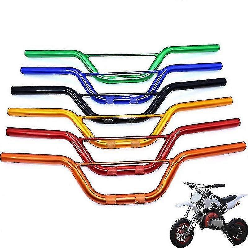 ダートピットバイク用アルミニウム22mmハンドルバー7/8 "インチハンドルバーモトクロスミニダートピットバイクスモールアポロ47cc 49cc 50cc