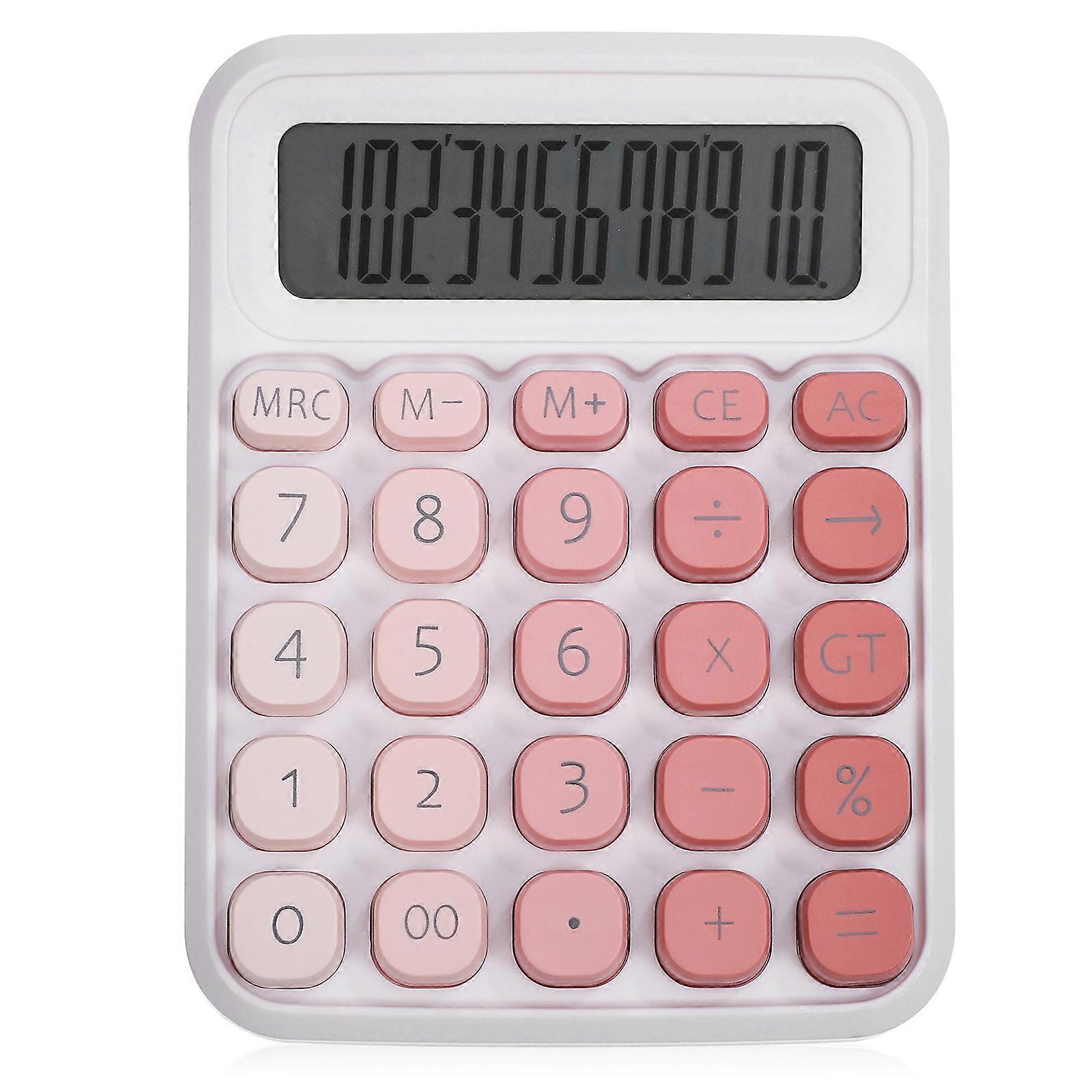 Desk Calculator Student Calculator Large Display Calculator Mechanical Calculator 12 Digits For Office School Home