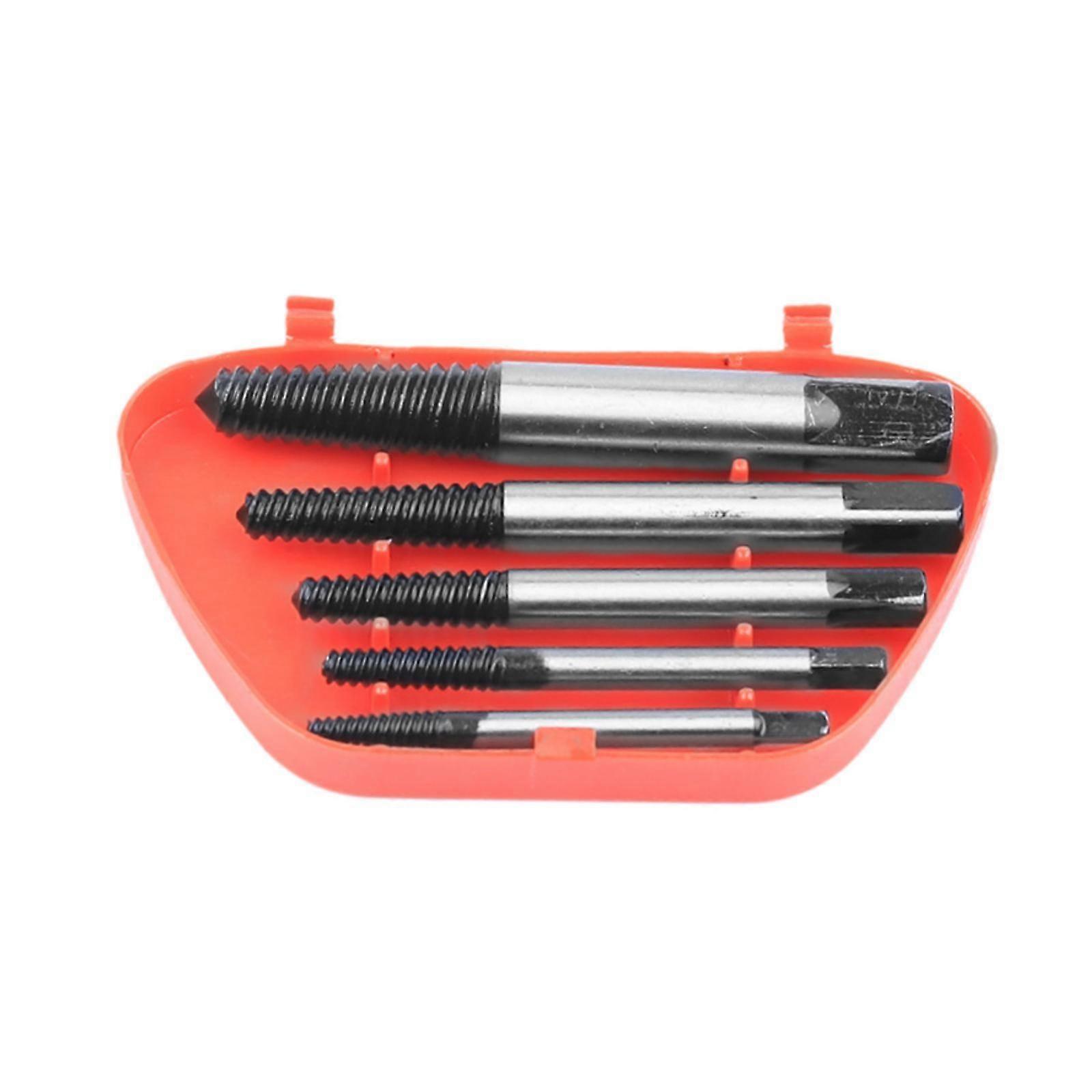 螺丝提取器套件专业管道维修家用坚固配件 5 件