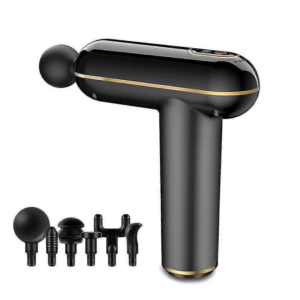 4色電動マッサージガン多機能フィットネス、リラックスできる筋肉運動