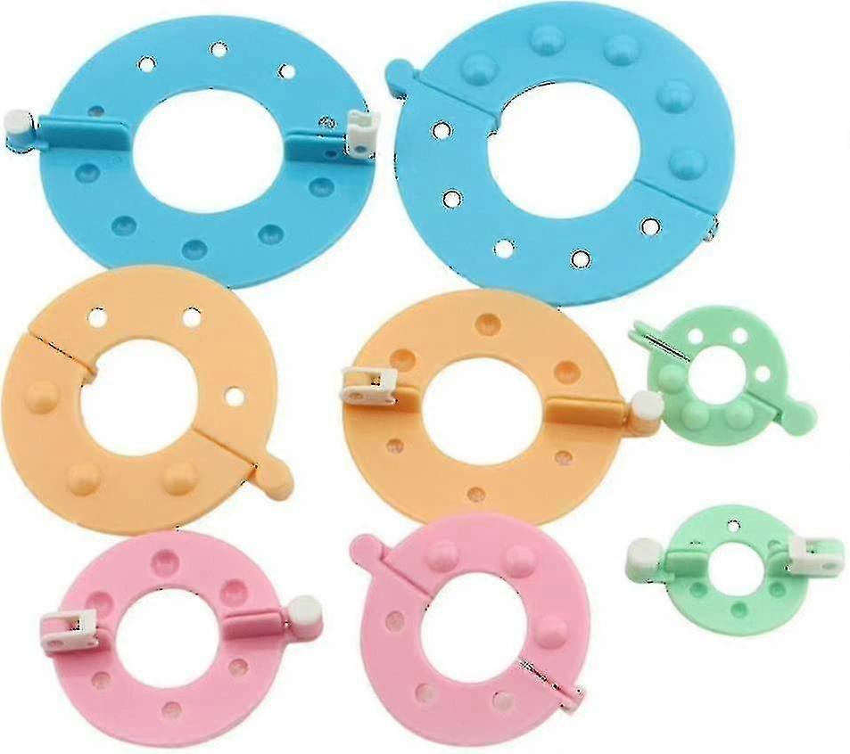 Essential Pom-pom Maker For Fluff Ball Weaver Needle Knitting Diy Tool (8pcs-4 Size)