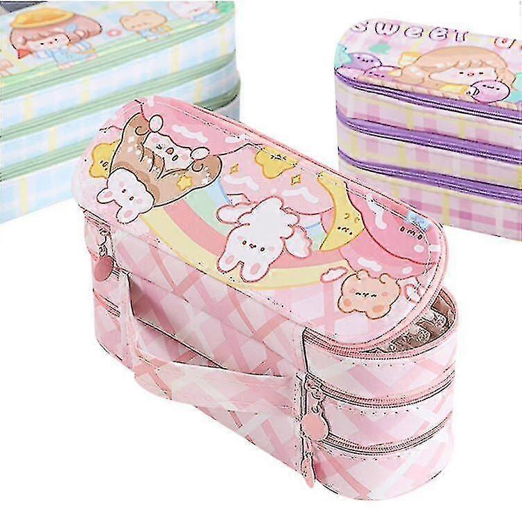 Große Kapazität Bleistift Beutel -süße Pen Case, Teens Pencil Box Schreibwaren Tasche