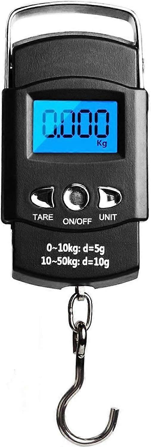 Fishing Hook Ladder Backlit LCD Display Portable 110lbs / 50kg with A Tape Measure