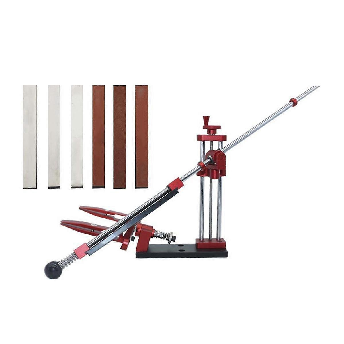 360 Rotação Flip Fixo Ângulo Faca Afiação Kit -Faca Afiador Profissional com Whetstones-A