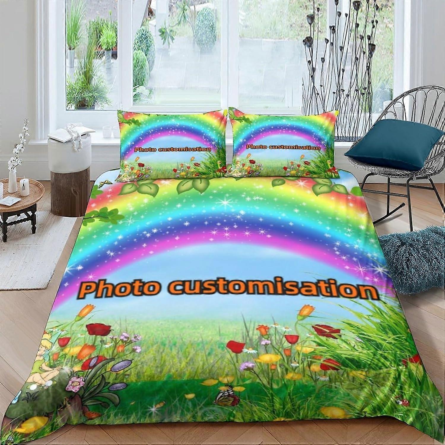 Photo Customization DBedding Set DIY Customization Microfiber Bedding Set Duvet Covers Pcs Duvet Cover Set with Zipper Closure