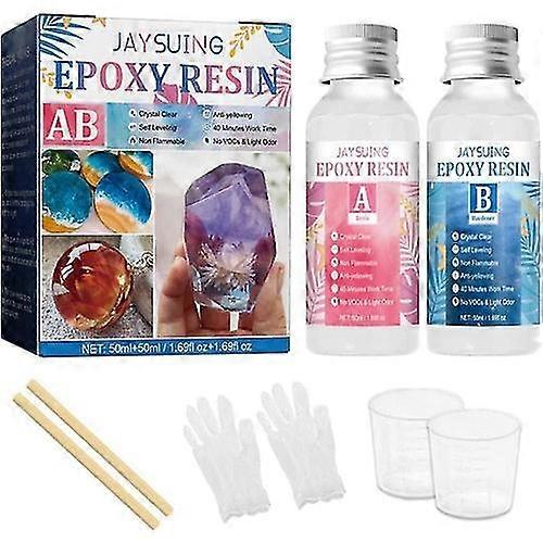 Epoxy Resin Kit - Transparent Epoxy Resin Kit, Clear Epoxy Resin For Beginners, Casting Epoxy Resin For Jewelry, Art Crafts