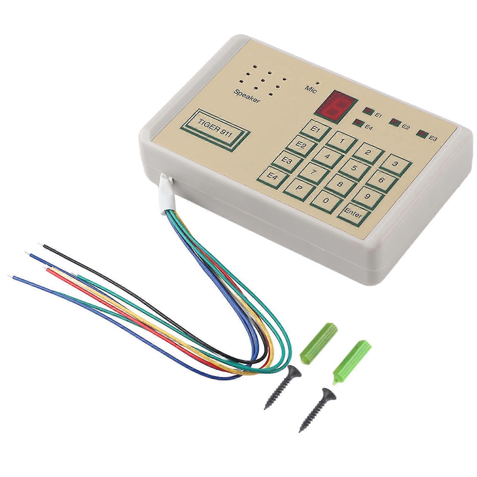 Téléphone filaire Voix Auto Dialer Cambrioleur Sécurité Maison Système d’alarme