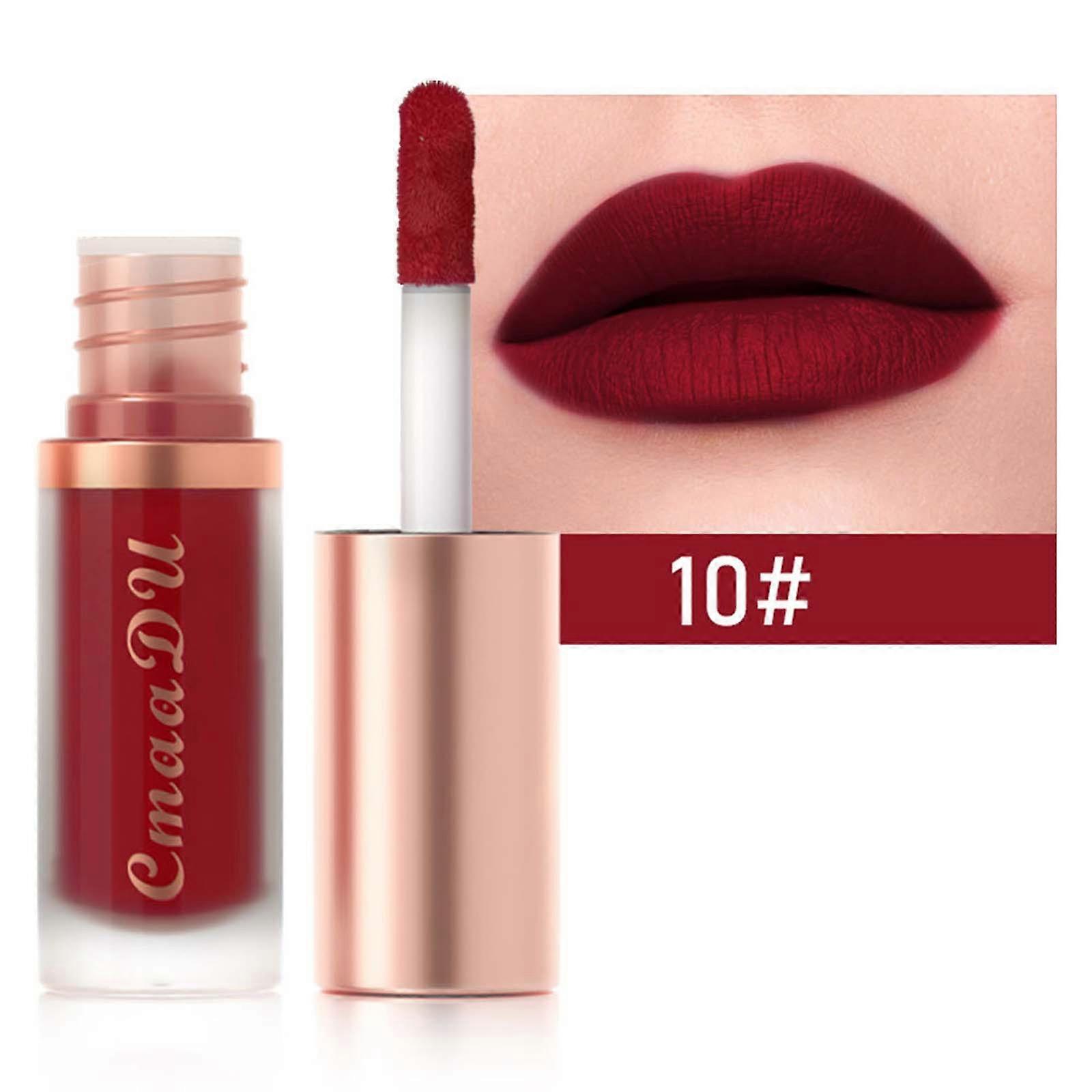 Lipstick Matte Velvet Lip Color Velvet Matte Texture, With Perspiration And Non Fading Properties When Exposed To Water