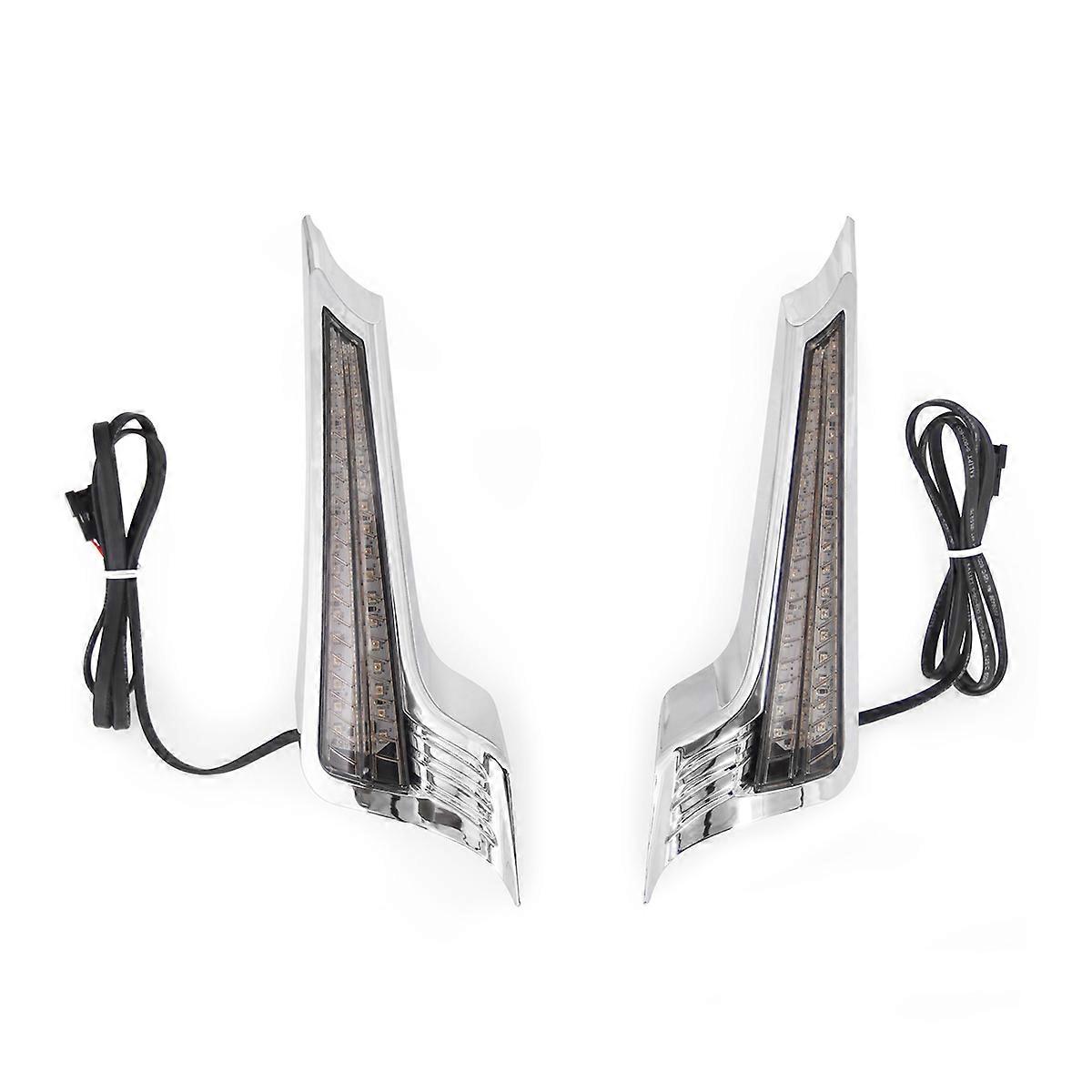 Påfyldningspanel Sidelygter Bremse Blinklys Fender LED Til Harley Touring 14-23