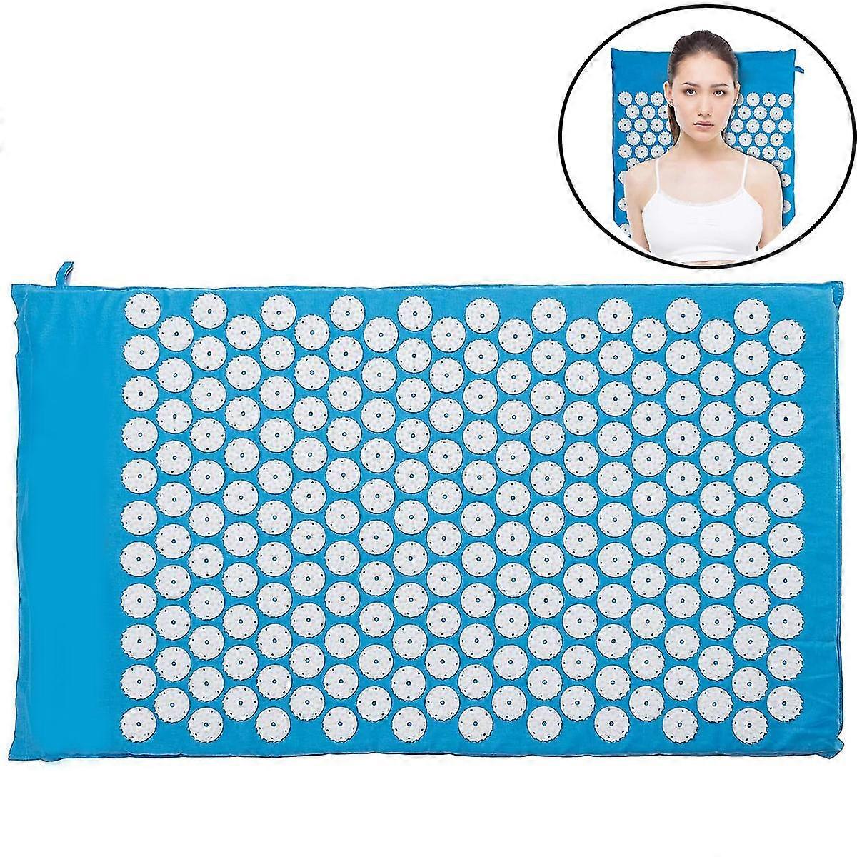 Acupressure Mat Yogi Nail Mat Relaxation And Massage Mat Acupuncture Mat To Loosen Relaxation For Body And Mind With 7,140 Tips (size L (75x44cm))