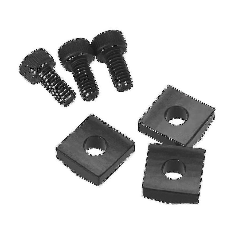 Electric Guitar Tremolo Bridge String Locks Strings Locking System Metal Nut Block & Clamp Hex Screws Guitar Parts Accessories, Pack Of 3 Sets