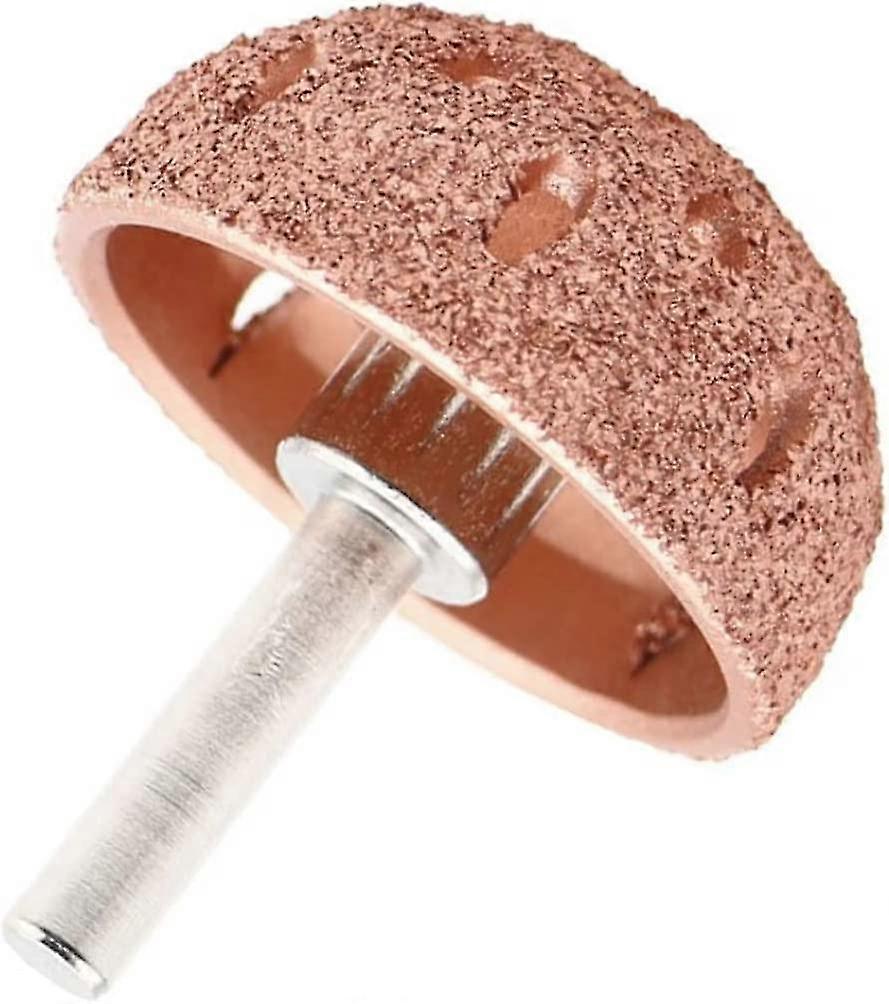 Βολφράμιο ελαστικών χάλυβα 42mm λείανση κεφάλι ball rasp με 1/4 ιντσών hex στέλεχος, αναλώσιμα εργαλείων & αξεσουάρ, λειαντικά (ροζ χρυσό 1pc)