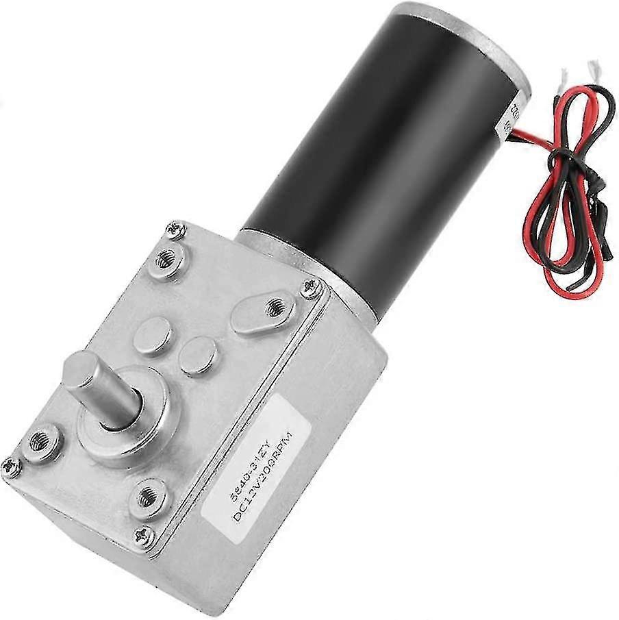 12V 200rpm Gear Motor - Permanent Magnet DC Gear Motor for Electrical Equipment