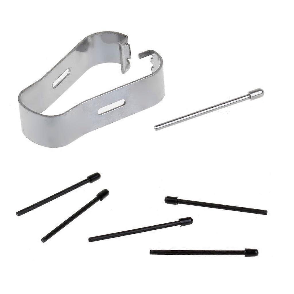 5 + 1Pcsチタン合金チップ注目すべきメーカースタイラス耐摩耗性強化ノートを取る細かい硬いペン先