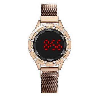 Kvinder Fashion Watch Ur Rustfrit Stål Casual Kjole Wrist Crystal smykker