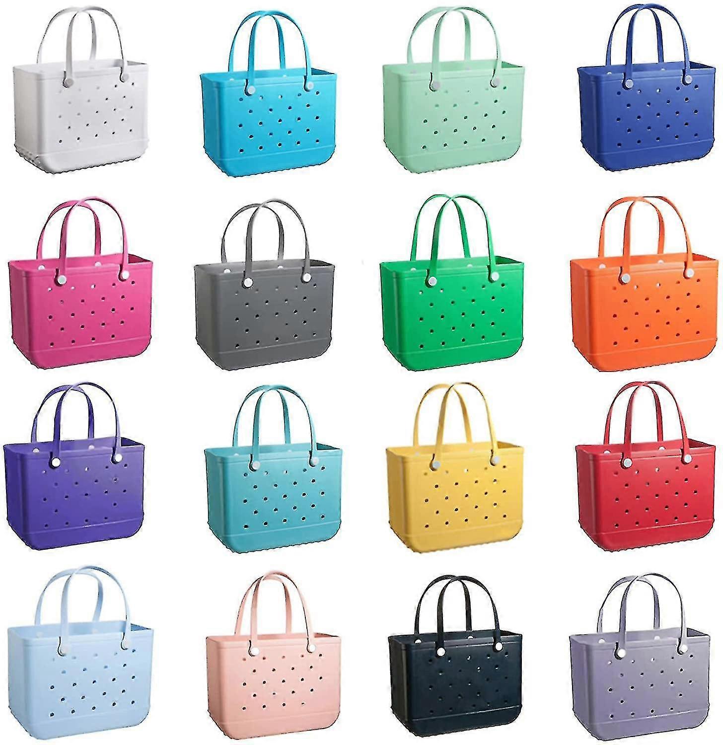 حقيبة الشاطئ حمل حقيبة للرجال النساء، الشاطئ حمل حقائب السفر قابل للغسل مفتوحة حمل حقيبة جوفاء حقيبة يد