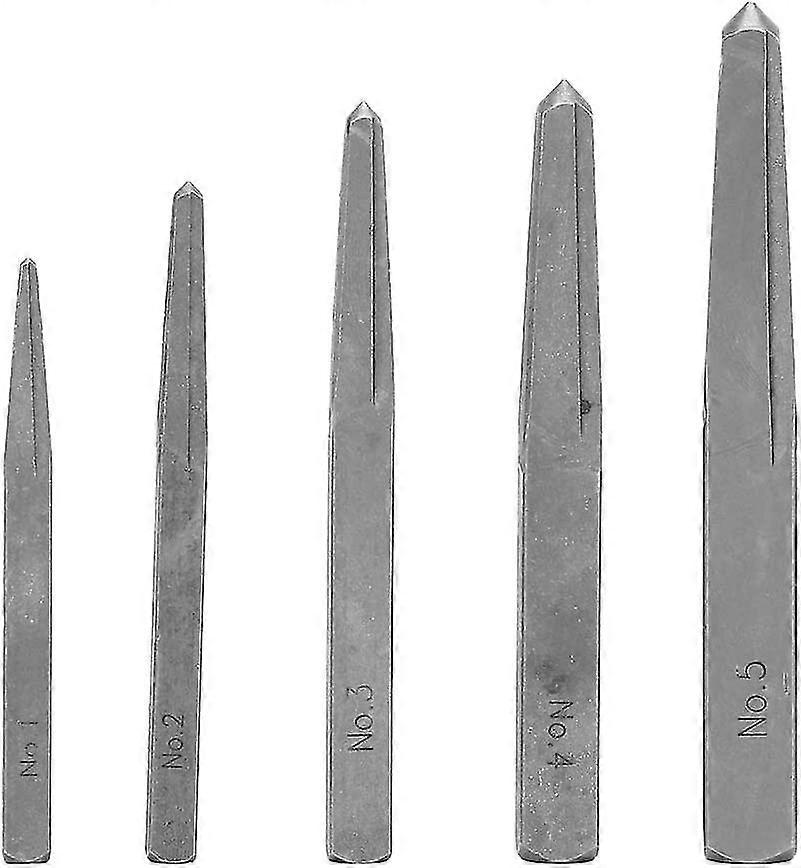 Screw Extractors - 5 Piece Screw Extractor, Broken Damaged Bolt, Easy Removal Tools
