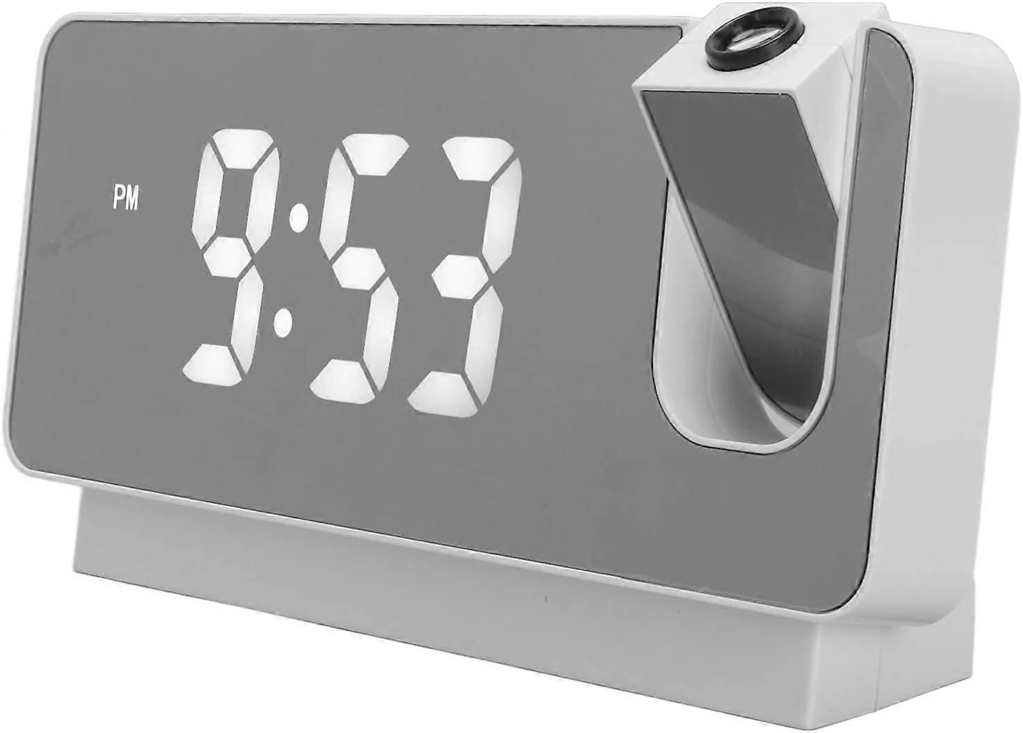 Projection Alarm Clock, HD LED Alarm Clock with Ceiling Wall Proj
