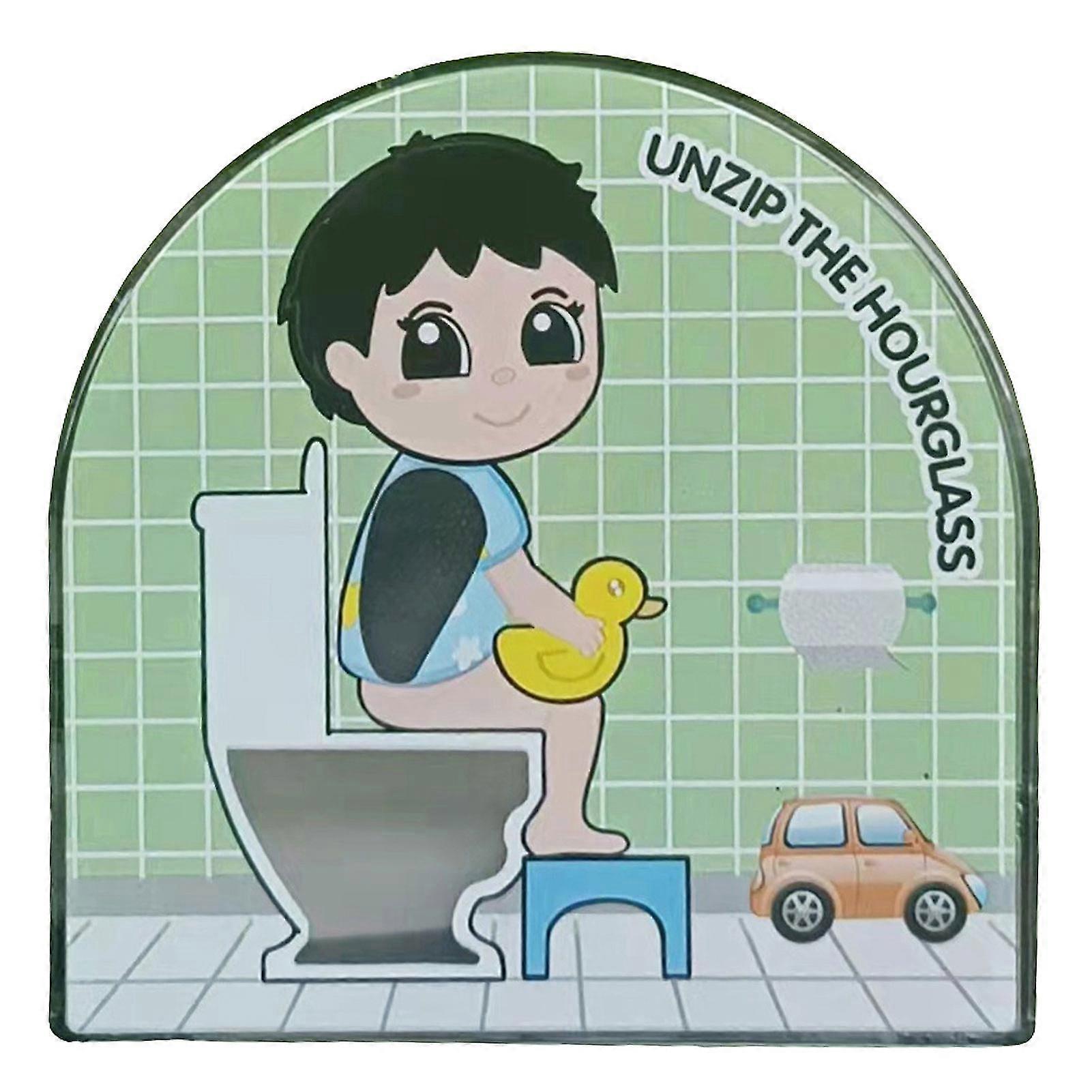 Toilet Timer 5 Minutes Printed Multipurpose Accurate Sensitive Decompression Funny Gift Bathroom Poop Timer Hourglass Home Use Kaesi
