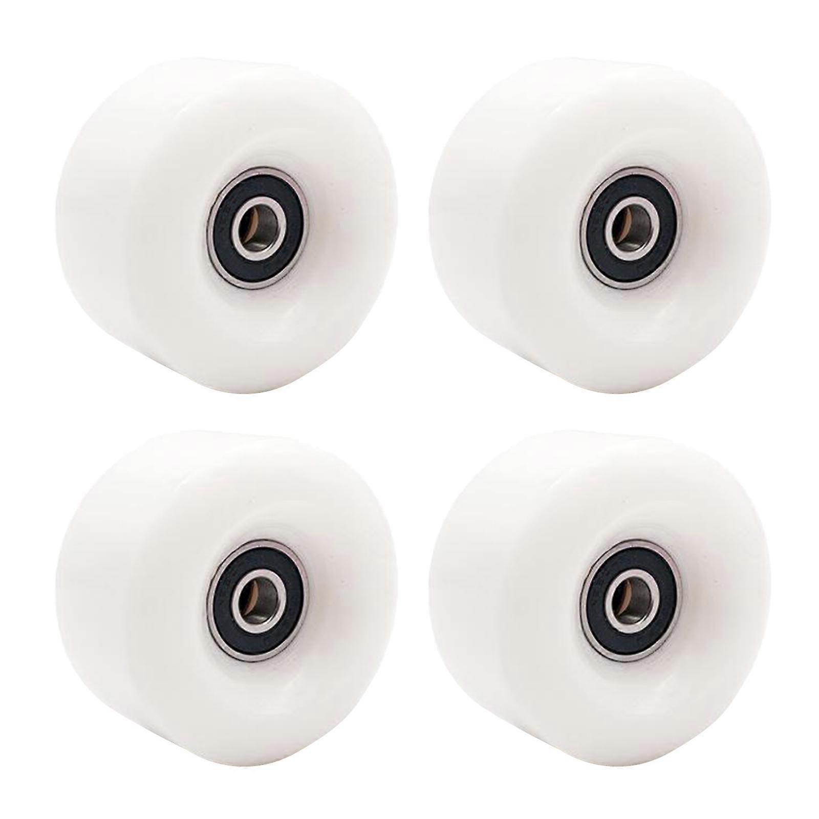 Inline Skate Wheel PU ανθεκτικό στη φθορά 58mm 82A ζάντες αντικατάστασης λευκό