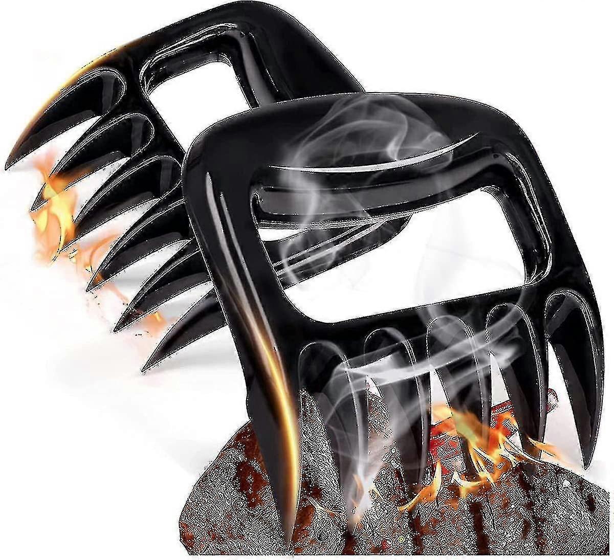 Meat Fork, Meat Claws 2 Bear Paws Meat Beard Cook Tools Accessory Set, For Pulled Aork Pulled Pork Shredders Grilling Meat For Bbq
