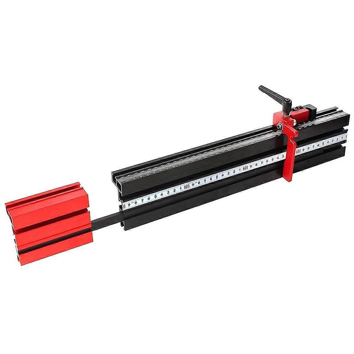 75 Type Telescoping Aluminum Profile Router Fence T-track Table Saw Fence Woodworking T-slot Miter Track Fence A