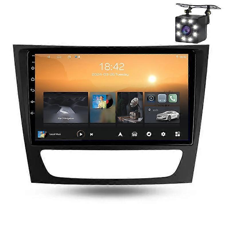Car Radio For Benz E Class S211 W211 CLS C219 2002-2010 Multimedia Video Player Carplay Auto