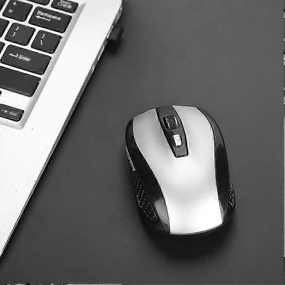 Portble 6D 2.4GHz Wireless Optical Cordless Mouse with USB Receiver For PC Laptop Computer