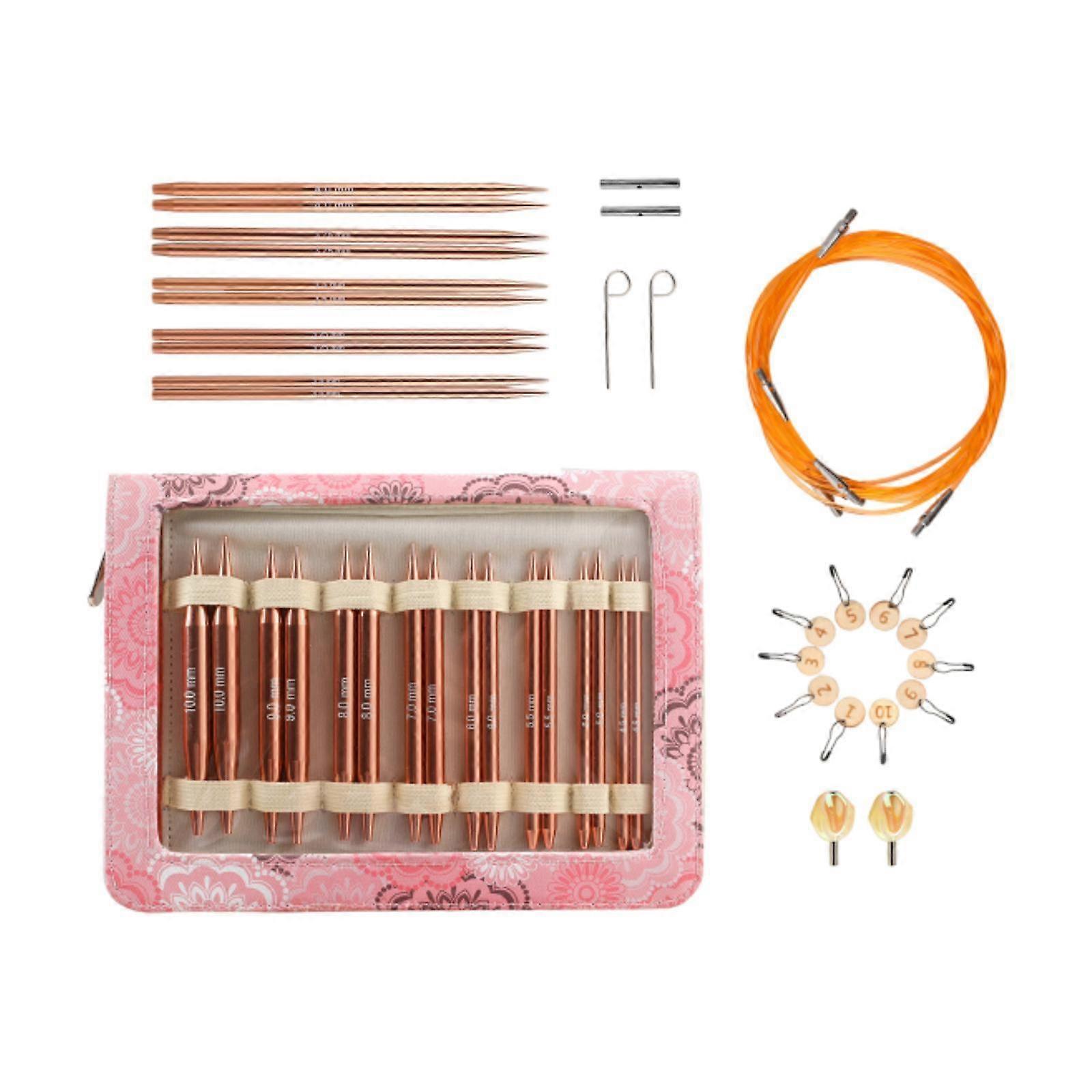 Circular Knitting Needle Set Practical Accessories for Sweater Hat Handmade