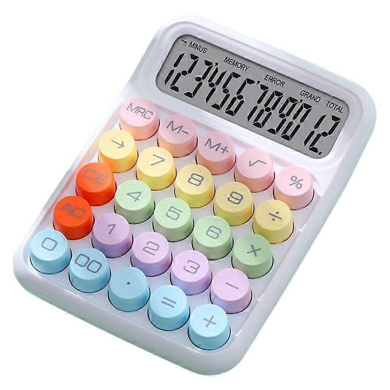 Mechanical keyboard calculator exam dedicated portable computer 12bit large screen calculator