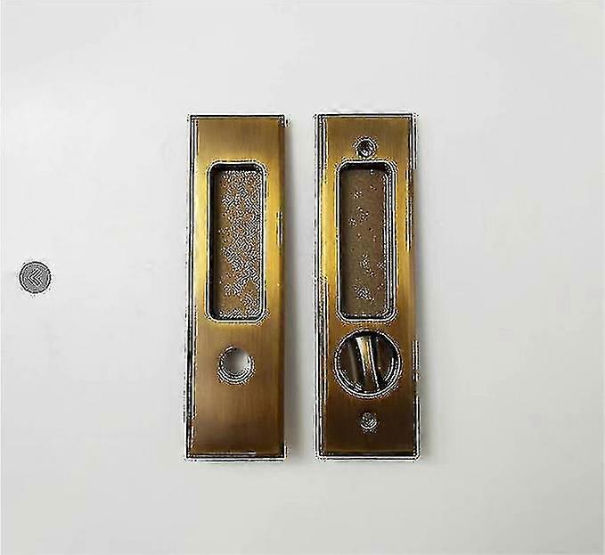 Pocket Door Handle With Key Sliding Door Lock Key Recessed Door Handle 160mm High Quality