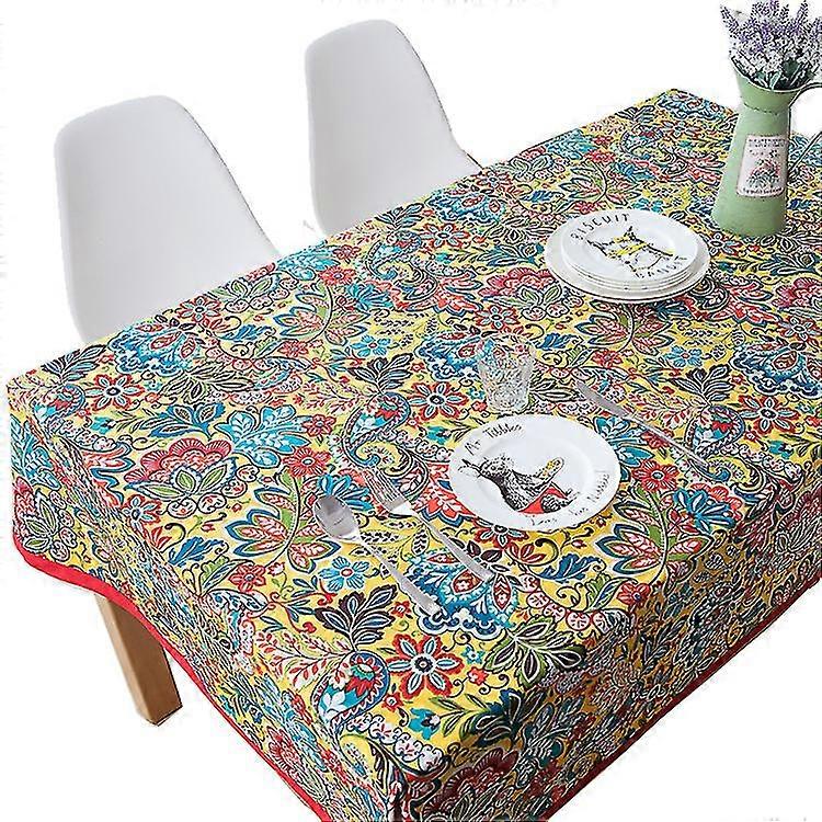 Royal exotic ethnic style tablecloth, digital printing tablecloth