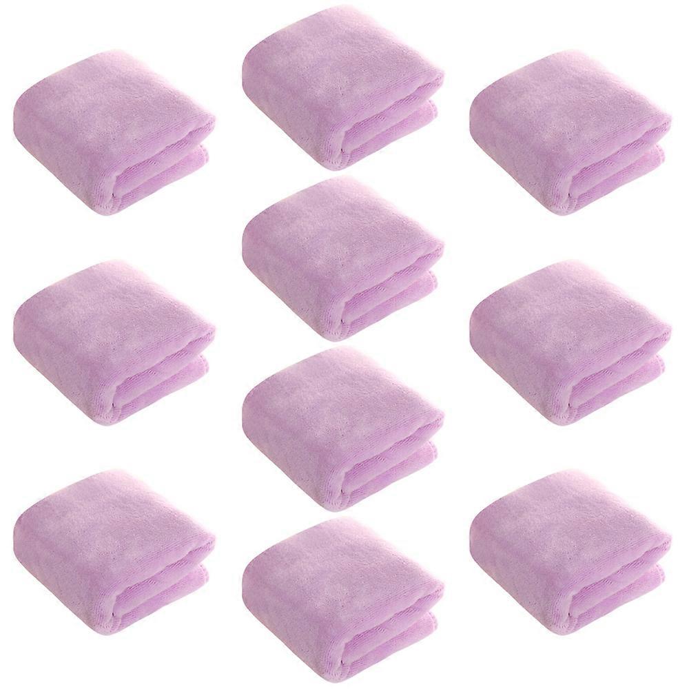 Prosop de salon din microfibră, pachet de 10, galben