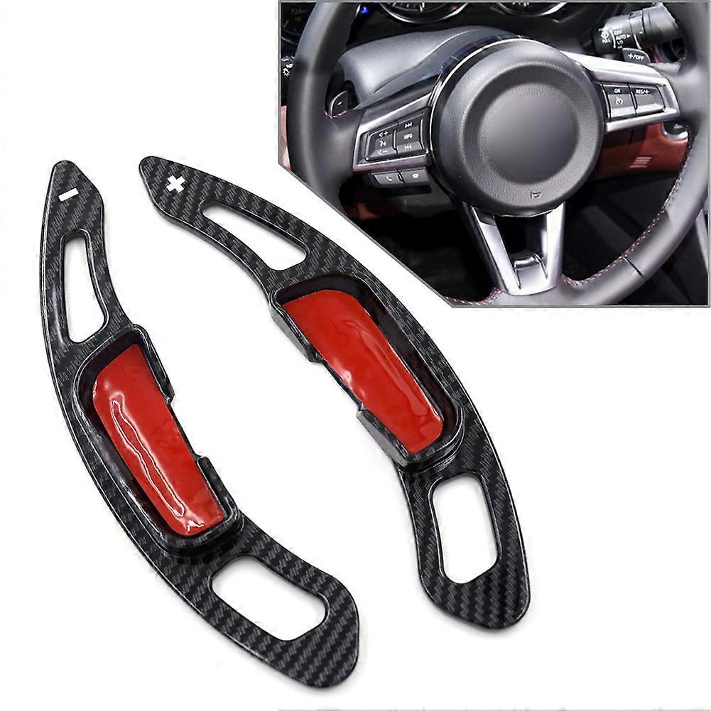 1 Pair Car Steering Wheel Shift Paddle Shifter Extension For Mazda 3 6 CX-3 CX-4 CX-5 MX-5